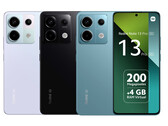 The Redmi Note 13 Pro in its three European launch colours. (Image source: Xiaomi)