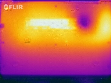 Heat map under load - bottom