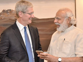Apple CEO Tim Cook previously met with Indian PM Narendra Modi in 2016 to discussion manufacturing. (Source: India Express)