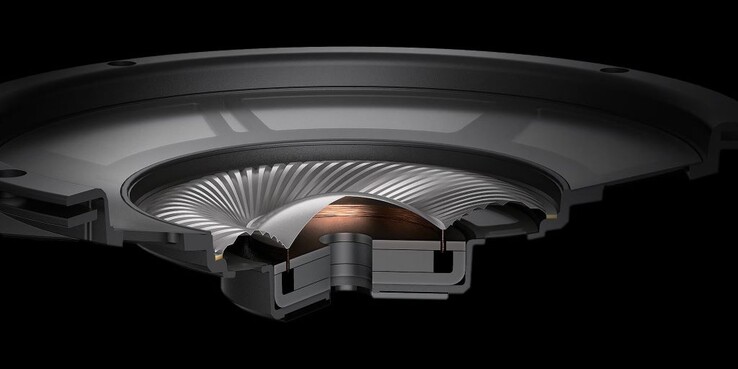 The 58mm drivers use a tungsten-coated diaphragm driven by an iron magnetic circuit for powerful, responsive sound reproduction. (Image source: Audio-Technica)