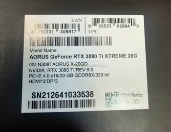 Box label (Image Source: Videocardz)