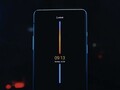 OnePlus teases always-on display interface with thin gradient line running down the middle of the screen. (Image Source: OnePlus)