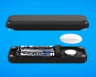 The TimeCapsule supplies an Apple AirTag with power from two AA batteries. (Image source: Elevation Lab)