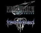 Final Fantasy 7 Remake and Kingdom Hearts logos (Image source: Square Enix, Disney with edits)