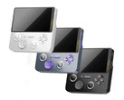 The GameMT E5 Ultra is an unusual retro gaming handheld with a much wider and shorter housing than most. (Image source: GameMT)