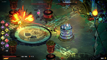 Pictured: A gameplay screenshot from Hades.