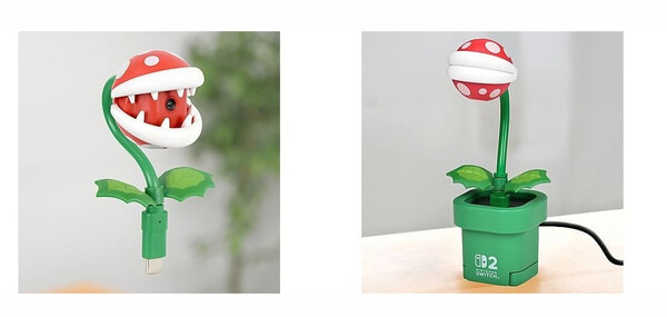 The Hori Nintendo Switch 2 Camera can be detached from the pipe base. (Image source: Hori/Mediamarkt)