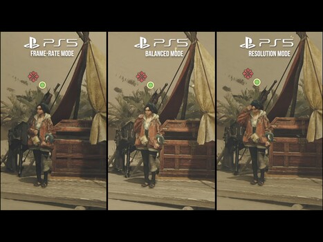 Monster Hunter Wilds graphical modes comparison (Image source: Digital Foundry)