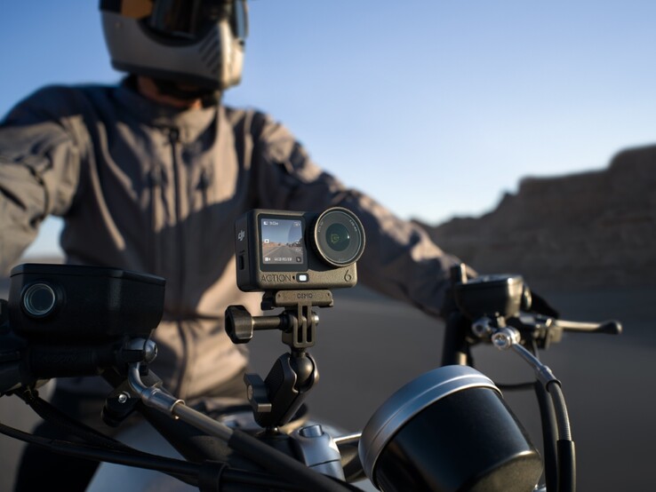 The DJI Osmo Action 6 action camera can capture videos at up to 4K/120 fps (Image source: DJI)
