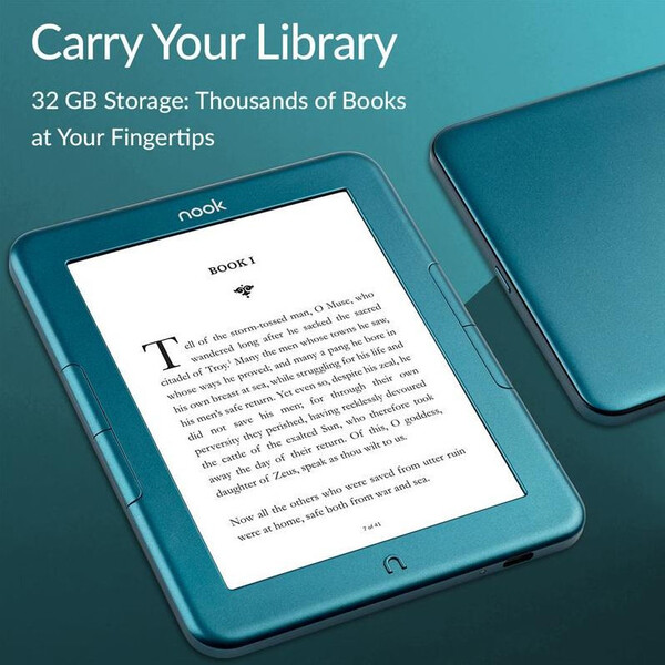 The new color is the third since the GlowLight 4 was first released in 2021. (Image source: Barnes & Noble)