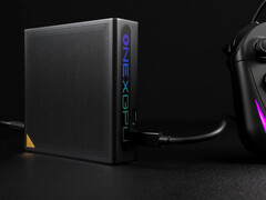 In Cyberpunk 2077, the USB4 v2 had around 25% lead over its predecessor. Pictured: the OneXGPU Lite eGPU. (Image source: ETA Prime)