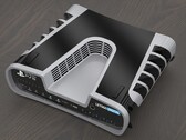 This render based on a PS5 devkit features the now familiar V-shaped design. (Image source: LetsGoDigital)
