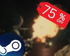 Until June 19, the remake of Resident Evil 2 is available on Steam with a 75% discount for around $10. (Image source: Steam)