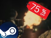Until June 19, the remake of Resident Evil 2 is available on Steam with a 75% discount for around $10. (Image source: Steam)