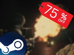 Until June 19, the remake of Resident Evil 2 is available on Steam with a 75% discount for around $10. (Image source: Steam)