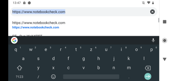 Keyboard - landscape