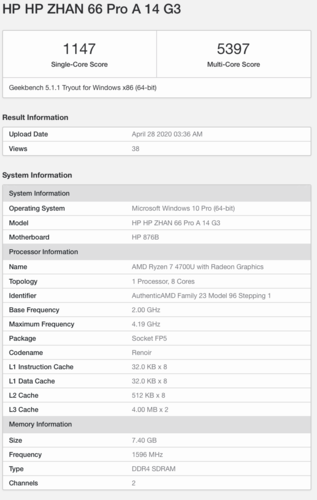 (Image source: Geekbench)