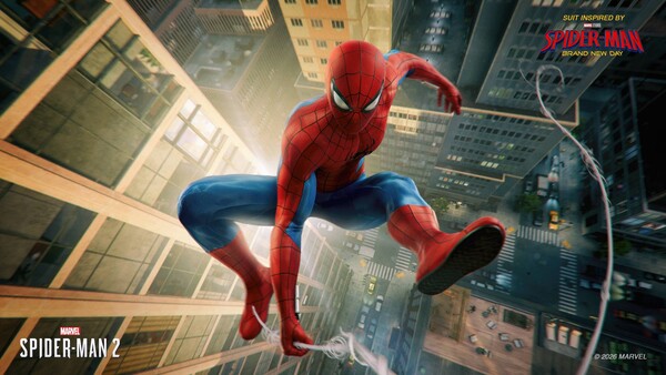 The Spider-Man Fresh Start suit for Peter Parker in Spider-Man 2.