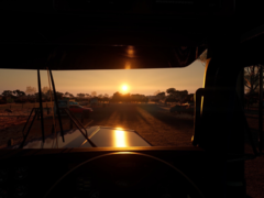 Truck World Australia: First Haul hit Steam on June 3, 2025. Pictured - a snapshot from the game, taken from the perspective of the truck's cockpit. (Image source: Steam)