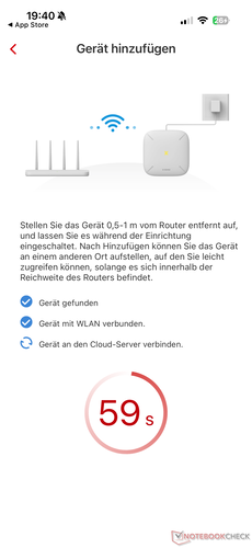 Establishing a Connection with the SBS50 Base Station