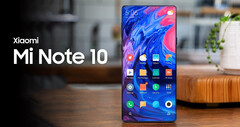 A fan-made render of the Mi Note 10 series. (Image source: Techdroider via Xiaomiadictos.com)