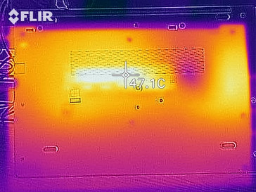 Heat map under load - bottom