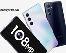 The Galaxy M54 should be a more powerful alternative to the also new Galaxy F54. (Image source: Samsung)