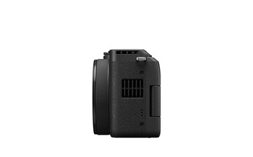 The Canon PowerShot V1 from the left side...