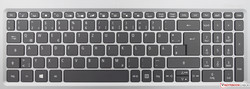 Keyboard of the Acer Spin 5 SP515-51GN