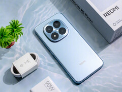 The Redmi Note 15 Pro Plus in its Azure Blue colourway. (Image source: Xiaomi)
