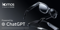 The loomos smart glasses. (Image source: loomos)