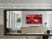 Virtually test out a Sony TV in your house with its new app. (Source: Sony)
