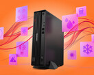 The ThinkCentre M75s Gen 6 weighs 4.8 kg and measures 336 x 300 x 89 mm.