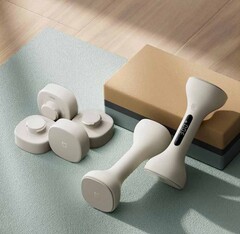 The Xiaomi Mijia Smart Dumbbells. (Image Source: Xiaomi)