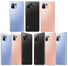 Xiaomi Mi 11 Lite press renders, Xiaomi beats Samsung in Europe Q2 2021 (Source: Xiaomi)