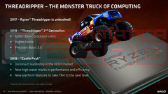 AMD has decided to put up an impressive Threadripper lineup for the coming years. (Source: Informatica Cero / Wccftech)