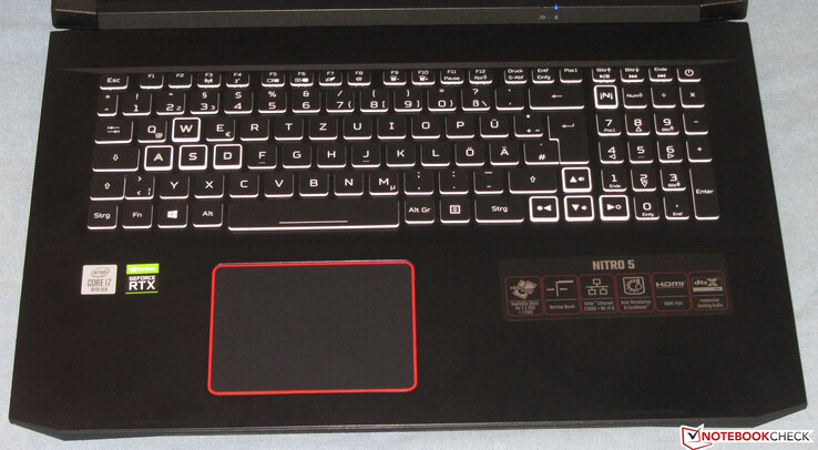 Acer Nitro 5 input devices