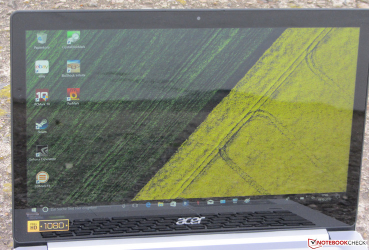 Swift 3 outdoor use (the sky was completely overcast)