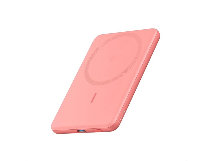 The coral Anker MagGo Power Bank (5K, Slim). (Image source: Anker)