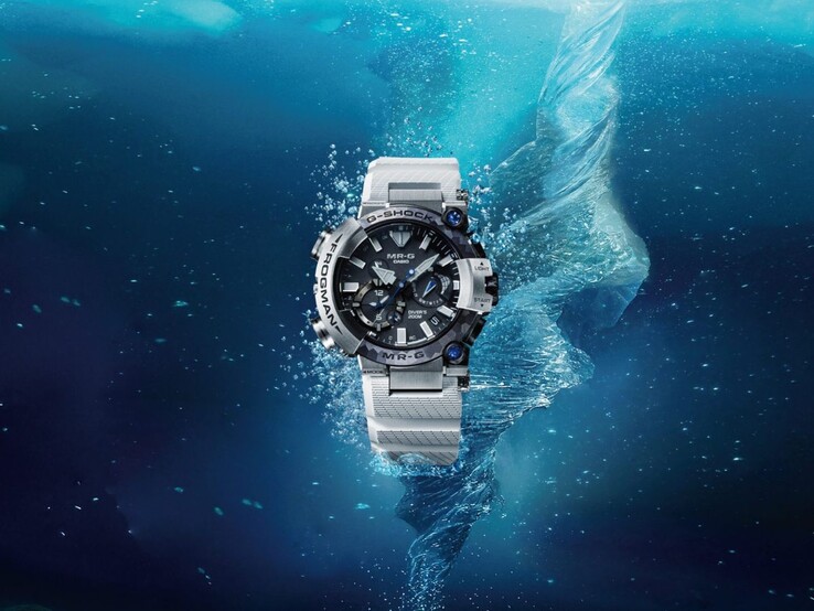 The Casio G-Shock MR-G Frogman MRG-BF1000EB-1A watch