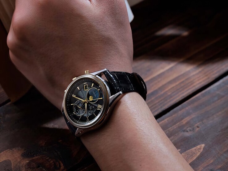 A person wearing the Citizen Exceed Mid-Autumn Moon BY1025-17E