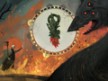 The Dragon Age 4 clip teases the phrase "The Dread Wolf Rises," a reference to Dragon Age: Inquisition. (Source: Kotaku)