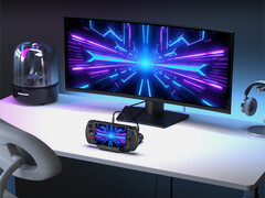 The GPD Win 5 in its official dock, which GPD sells separately for $93. (Image source: GPD)