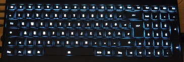 Aero 15 OLED XD - Keyboard backlighting