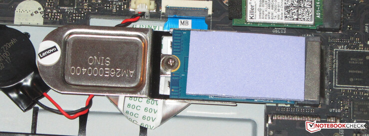The device is equipped with an SSD as its primary storage device