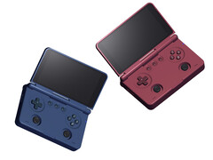 The One Flip 50 is MagicX's attempt at producing a clamshell gaming handheld. (Image source: MagicX - edited)