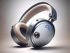Meta&#039;s &#039;camerabuds&#039; might ultimately have an over-ear headphone rather than earbud form-factor (Image generated by DALL-E AI)