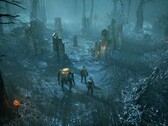An image showing an environment in Miasma Chronicles, currently 70% off on Steam.