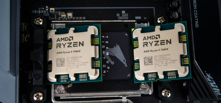 AMD Ryzen 9 7900X and AMD Ryzen 5 7600X in review: Back to the