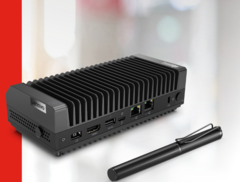 Lenovo&#039;s ThinkEdge SE30 mini PC is ideal for kiosks and ATMs for smart retail or medical device monitoring in healthcare. (Image Source: Lenovo)